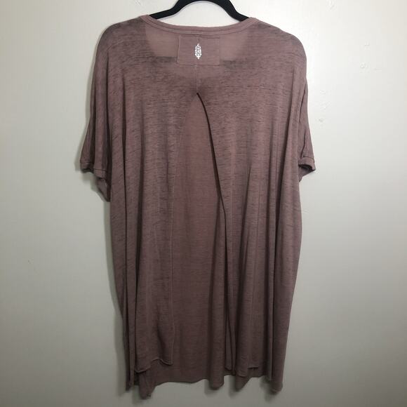 Free People Movement Womens Size Small Open Back Beach Flowy T-shirt Cover Up - Picture 6 of 10